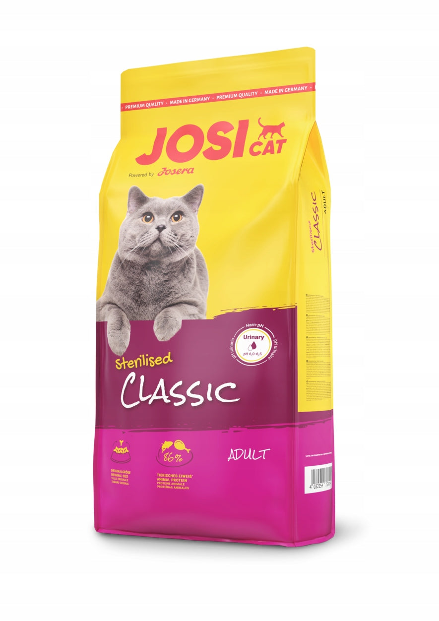 JosiCat Sterilised Classic sucha karma dla kotów sterylizowanych 10 kg – kurczak