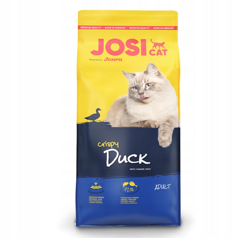 JosiCat Crispy Duck sucha karma dla kota z kaczką 10 kg – bezzbożowa, dla dorosłych