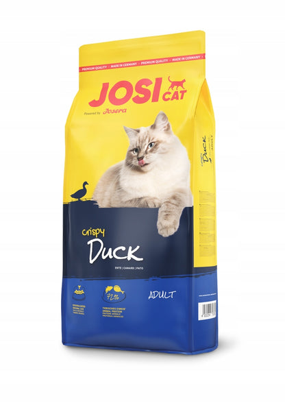 JosiCat Crispy Duck sucha karma dla kota z kaczką 10 kg – bezzbożowa, dla dorosłych