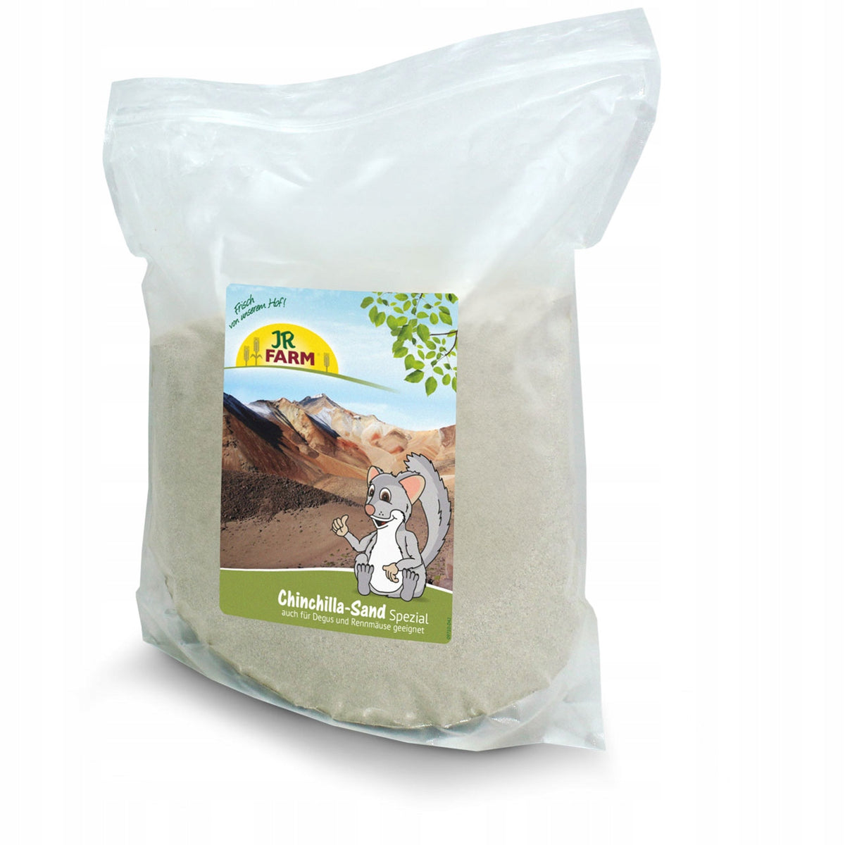 JR Farm Piasek do kąpieli dla szynszyli 4 kg – sepiolit z glinką, bez kwarcu