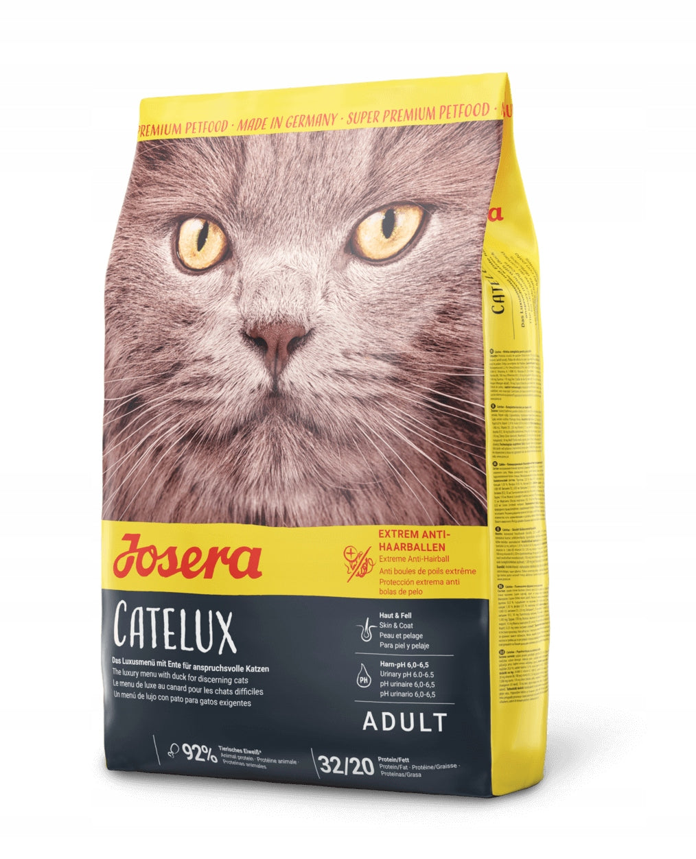 Josera Catelux sucha karma dla kota odkłaczająca 2 kg – bezzbożowa, z kurczakiem