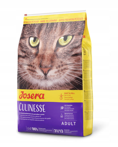 Josera Culinesse sucha karma dla kota z łososiem 10 kg – bezzbożowa, dla dorosłych kotów