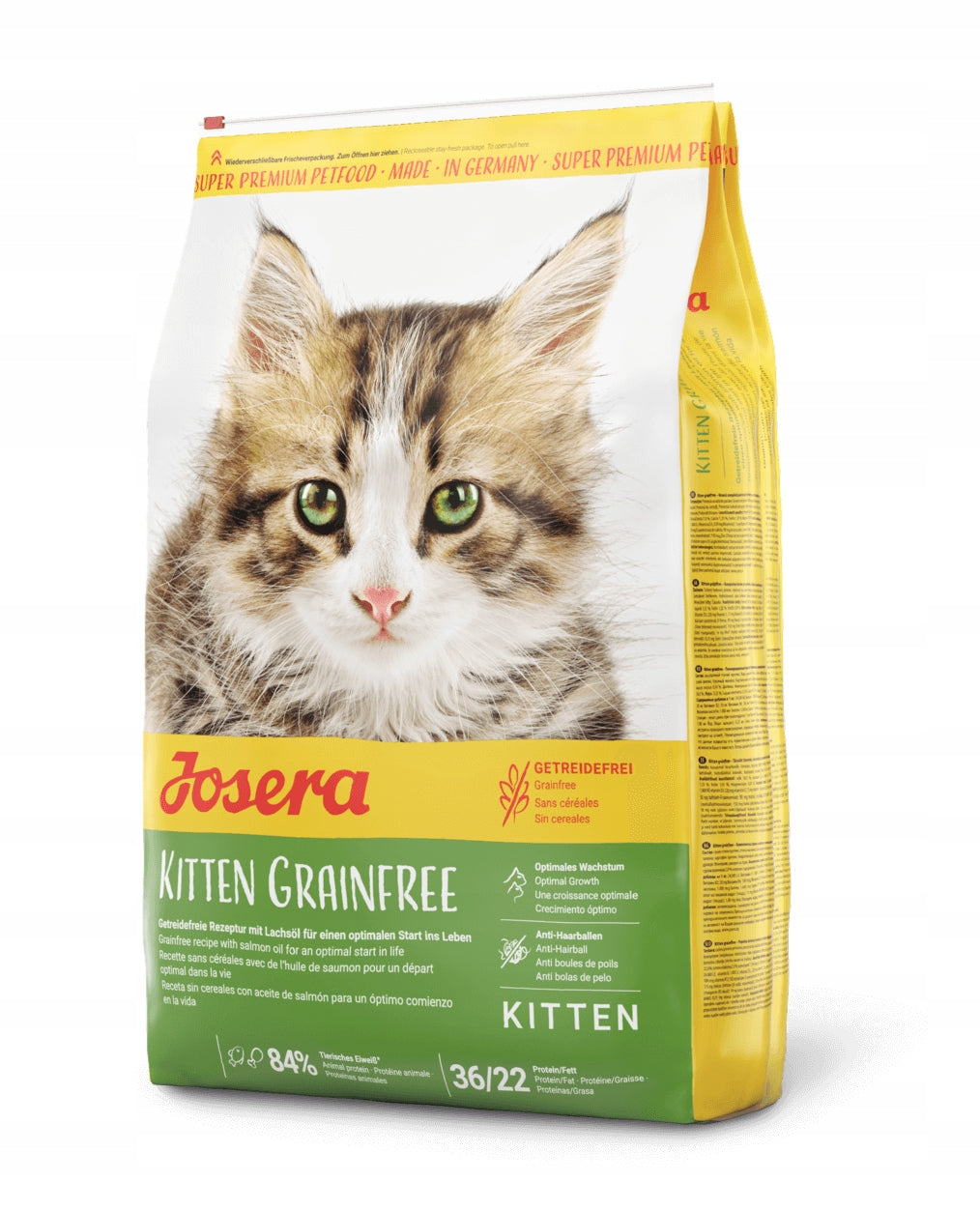 Josera Kitten Grainfree karma sucha dla kociąt bez zbóż 10 kg – kurczak, dla kotek w ciąży