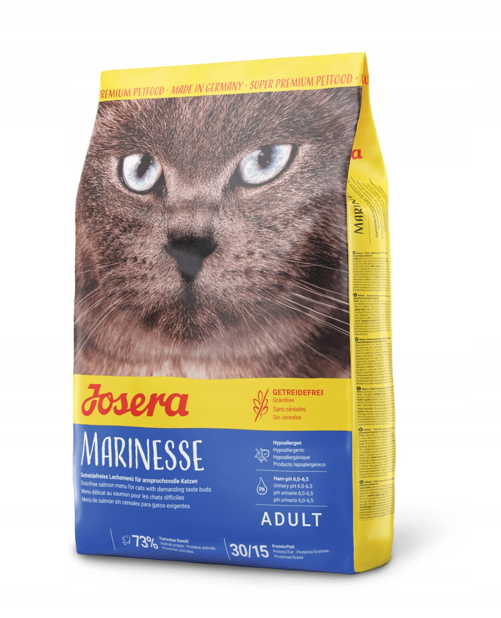 Josera Marinesse karma sucha dla kota 10 kg bezzbożowa z łososiem – dla wrażliwych kotów