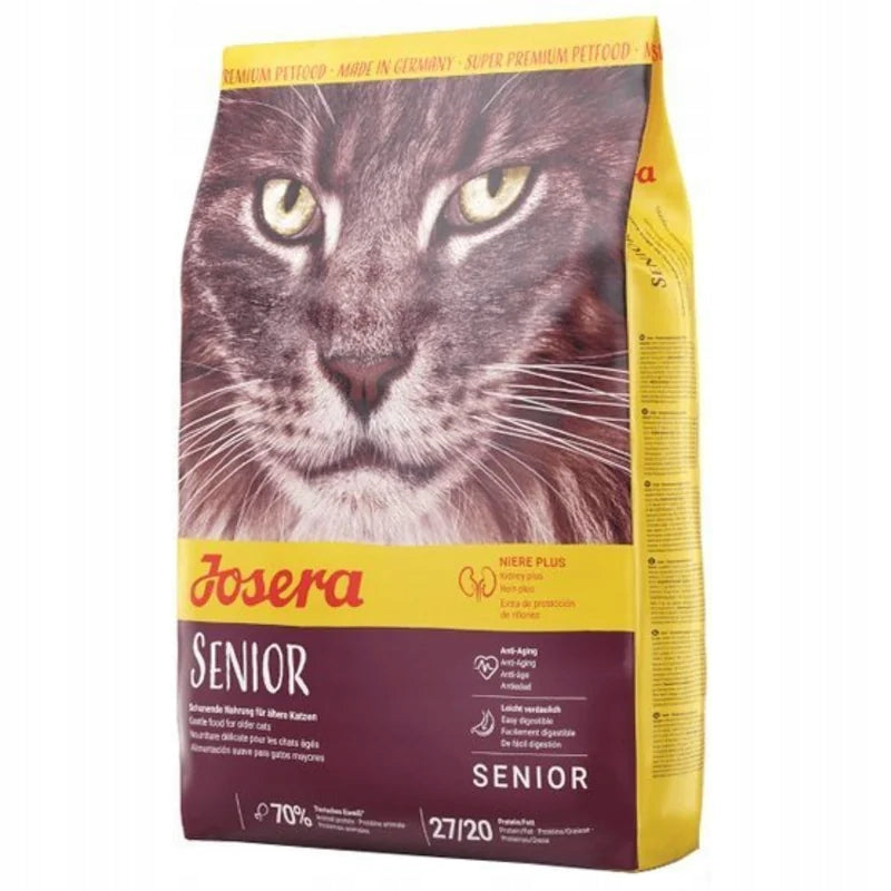 Josera Senior sucha karma dla starszych kotów 2 kg – z kurczakiem, wsparcie nerek