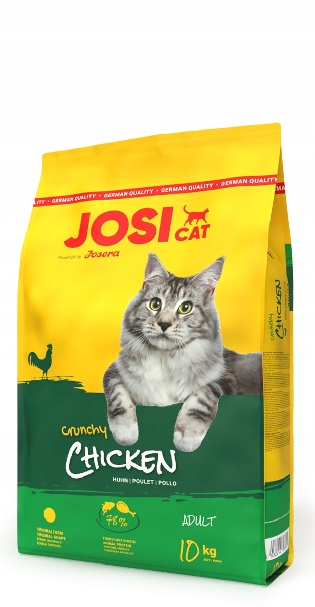 Josera JosiCat Crunchy Poultry sucha karma dla kota 10 kg – bezzbożowa, z kurczakiem