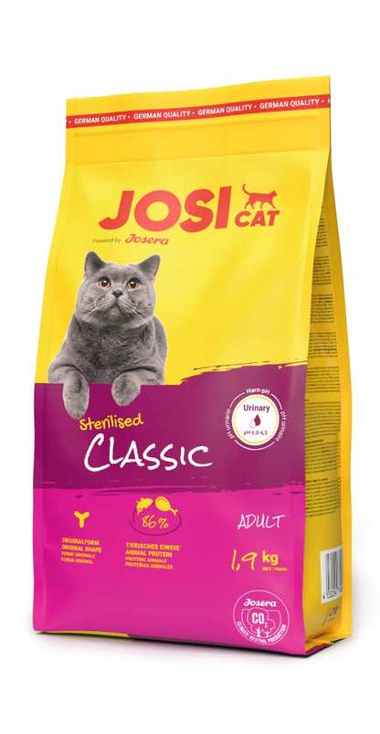 Josera JosiCat Sterilised Classic sucha karma dla kotów sterylizowanych 1,9 kg – mix smaków