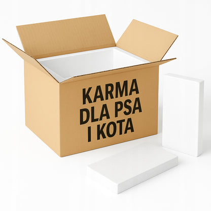 Mrożone mięso wołowe dla psa BARF 20 kg – kostki bez kości, 80 szt., bezzbożowe