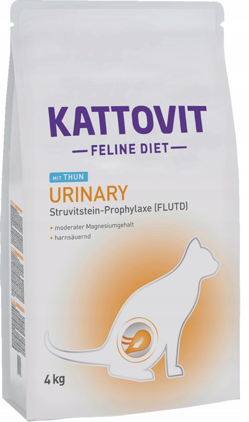 Kattovit Feline Diet Urinary sucha karma dla kota 4 kg na drogi moczowe – tuńczyk
