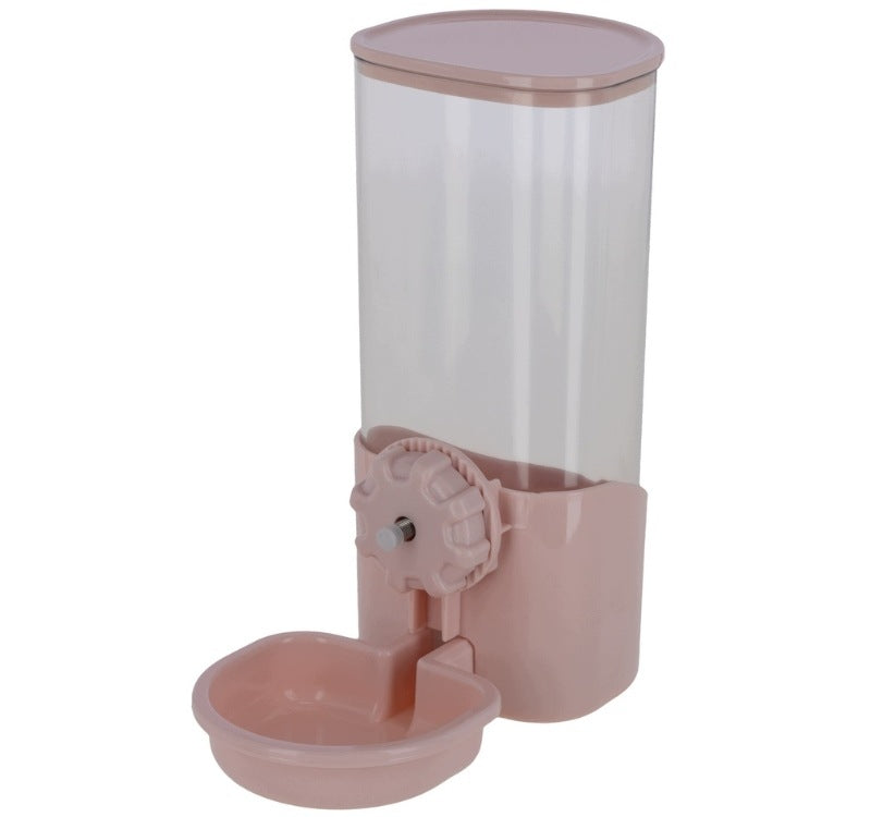 Kerbl Poidło miseczkowe dla królika i świnki morskiej 850 ml, mocowane do klatki – różowe