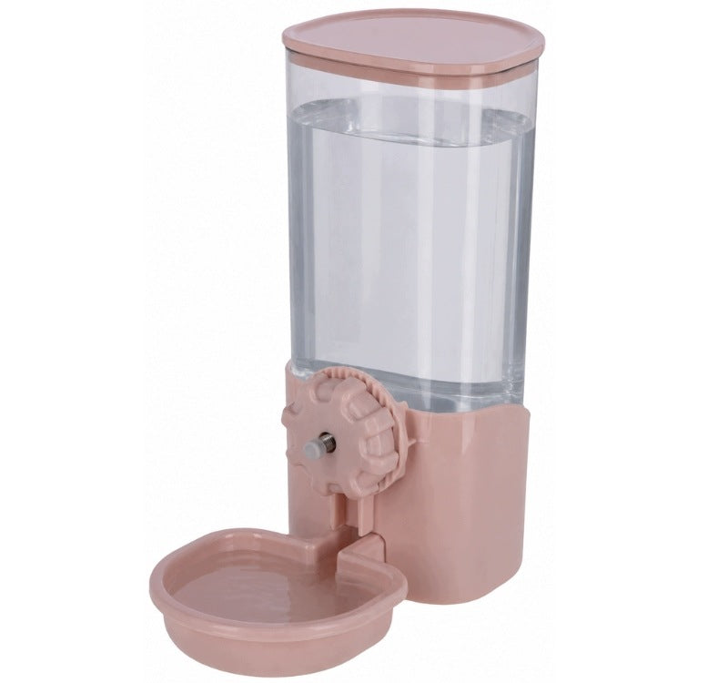 Kerbl Poidło miseczkowe dla królika i świnki morskiej 850 ml, mocowane do klatki – różowe