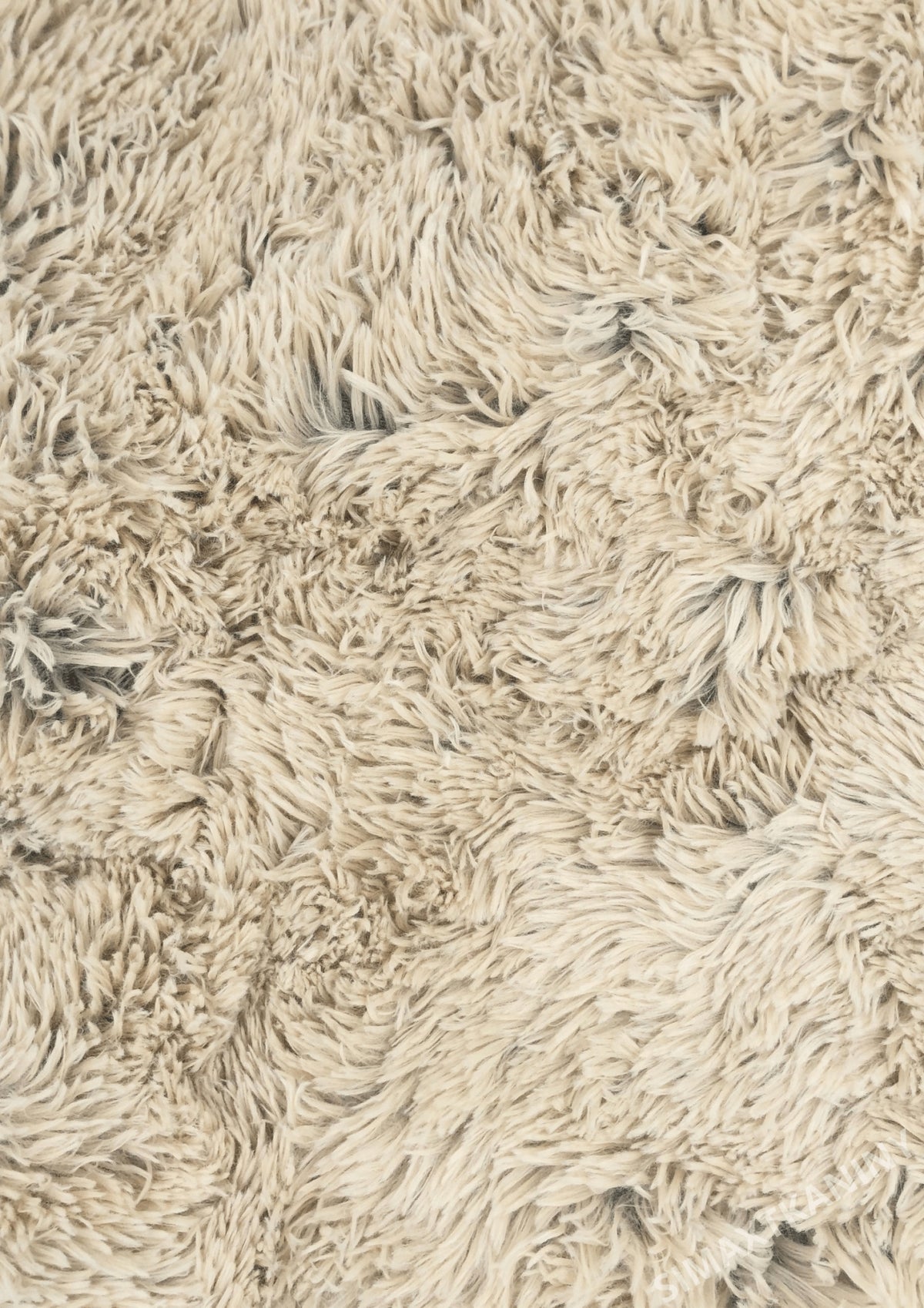 Kocyk dla psa i kota shaggy 100 × 75 cm z poduszką 20 × 30 cm, miękki polar – beżowy