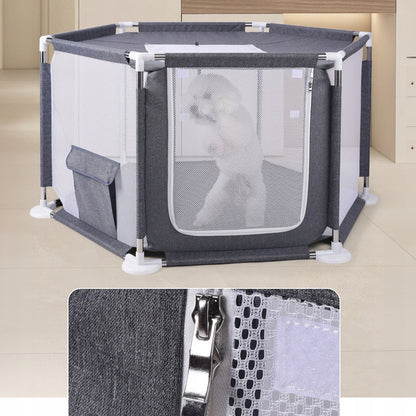 DAZAPETS Kojec dla psa, kota i królika 108 x 63 x 66 cm składany z otwieraną górą – XL