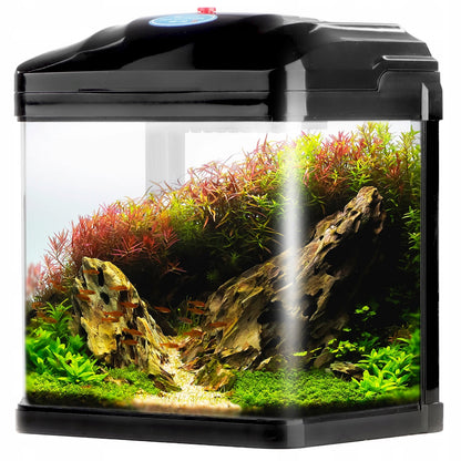 SunSun Pika-Pika AquaKids akwarium 3 l dla dziecka z filtrem i oświetleniem LED – czarne