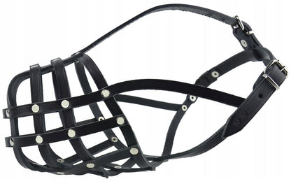 Champion Kaganiec skórzany dla psa rottweiler R3 40/9,5 cm – skóra bydlęca, rozmiar XL