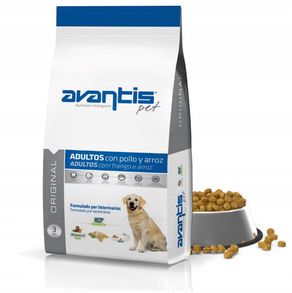 Avantis Pet Original sucha karma dla psa 15 kg – 40% mięsa, dorosłe psy ras średnich
