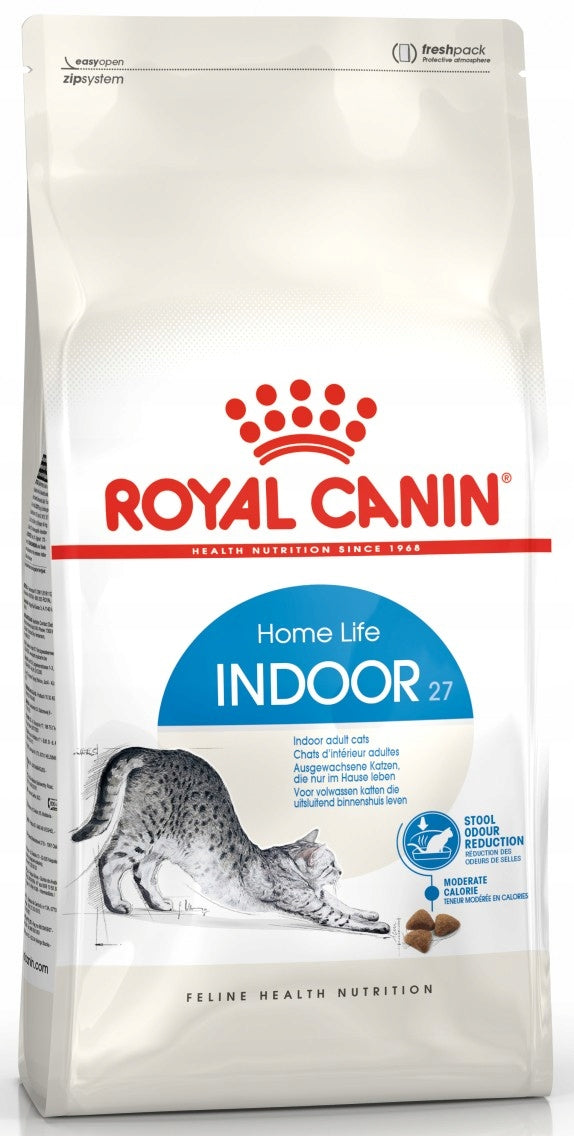 Royal Canin Indoor 27 sucha karma dla kota dorosłego 2 kg – z prebiotykiem, mix smaków