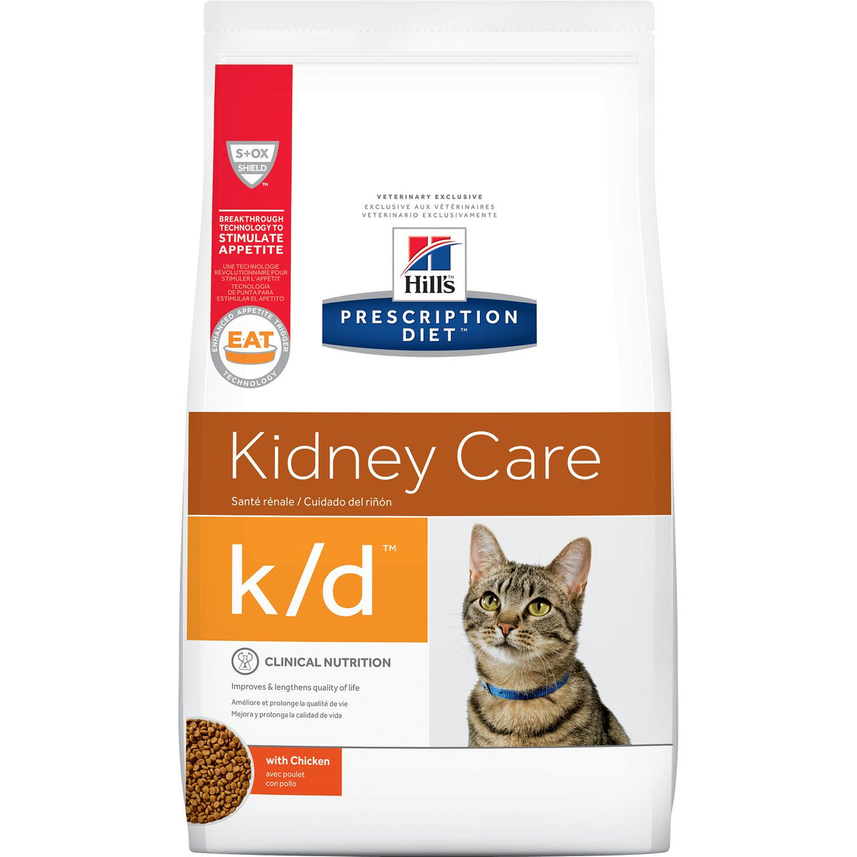 Hill's Prescription Diet k/d Kidney Care sucha karma dla kota na nerki 1,5 kg – kurczak