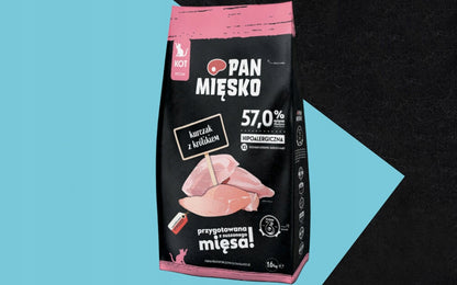 Pan Mięsko sucha karma dla kociąt bezzbożowa, kurczak z królikiem XS – 2 x 1,6 kg