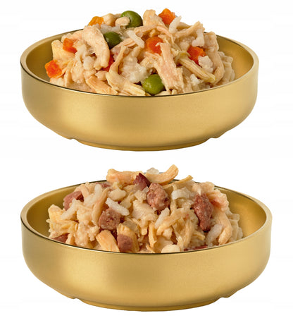 Banquet Box Classic mokra karma dla psa w saszetkach 12 × 100 g – kurczak, 2 smaki
