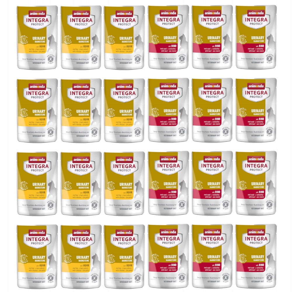 Animonda Integra Protect Urinary mokra karma dla kota 24 x 85 g – bezzbożowa, mix smaków