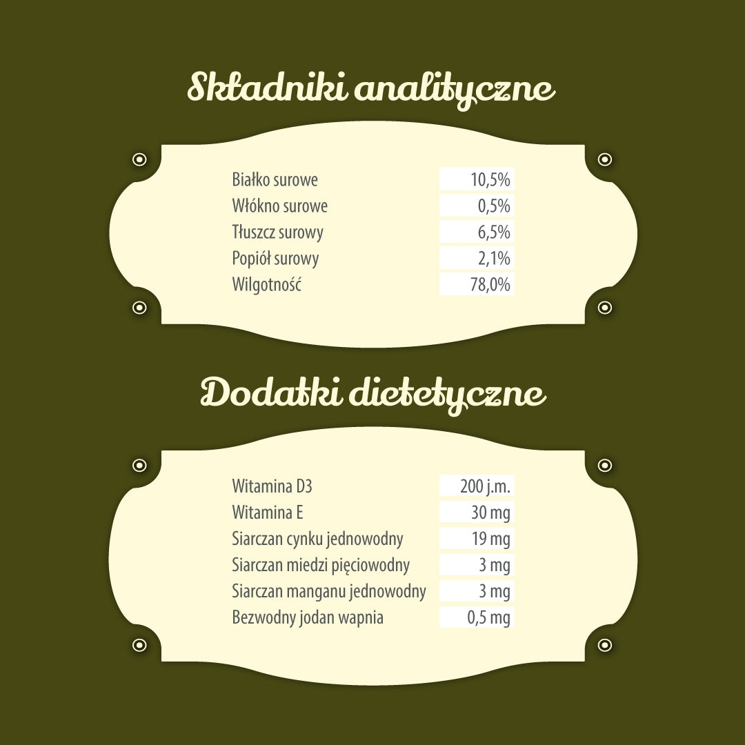 FOLK Karma mokra dla psa z jagnięciną 10 x 100 g – bezzbożowa, dla małych ras