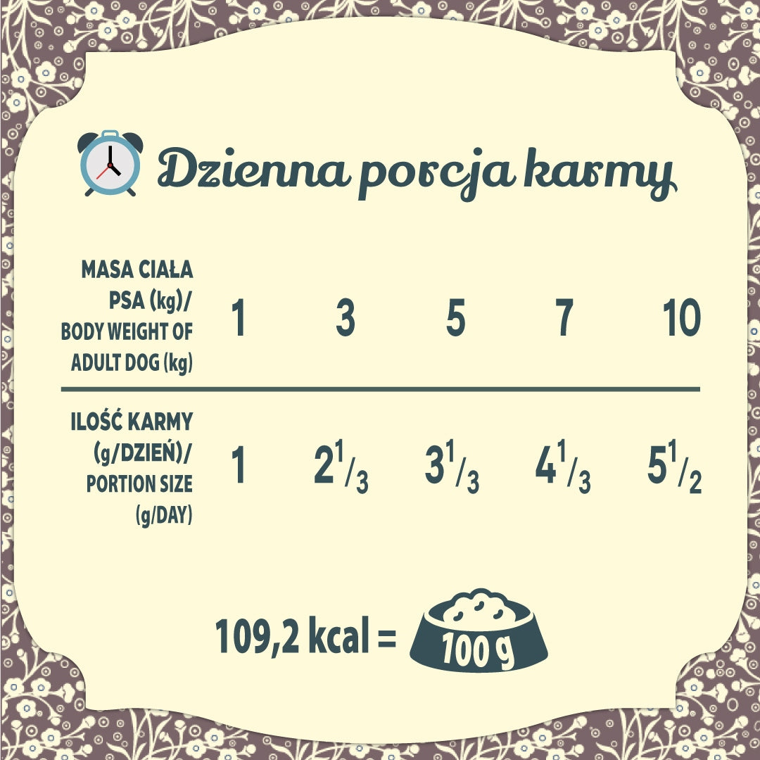 FOLK Karma mokra dla psa z jagnięciną 10 x 100 g – bezzbożowa, dla małych ras