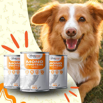 Gaczoo Mono Protein karma mokra dla psa z kaczką 6 x 400 g – monobiałkowa, hipoalergiczna