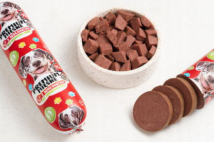 Petly Karma mokra dla psa w batonie 95% mięsa, bezzbożowa – zestaw 10 x 1 kg, mix smaków