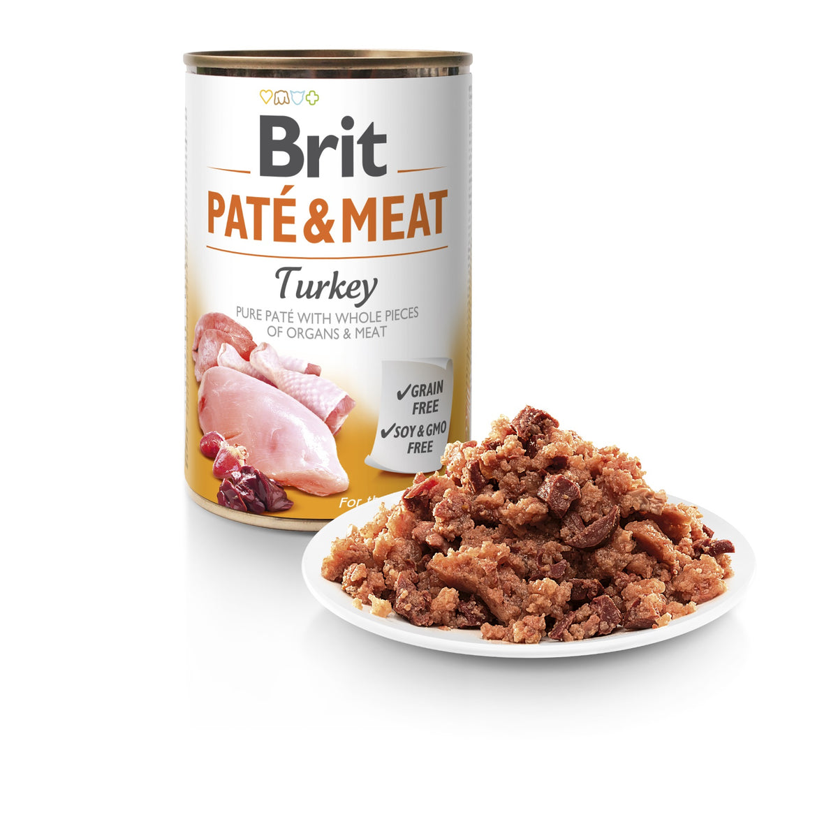 BRIT Pate & Meat karma mokra dla psa 12 x 400 g bezzbożowa, puszki – mix smaków