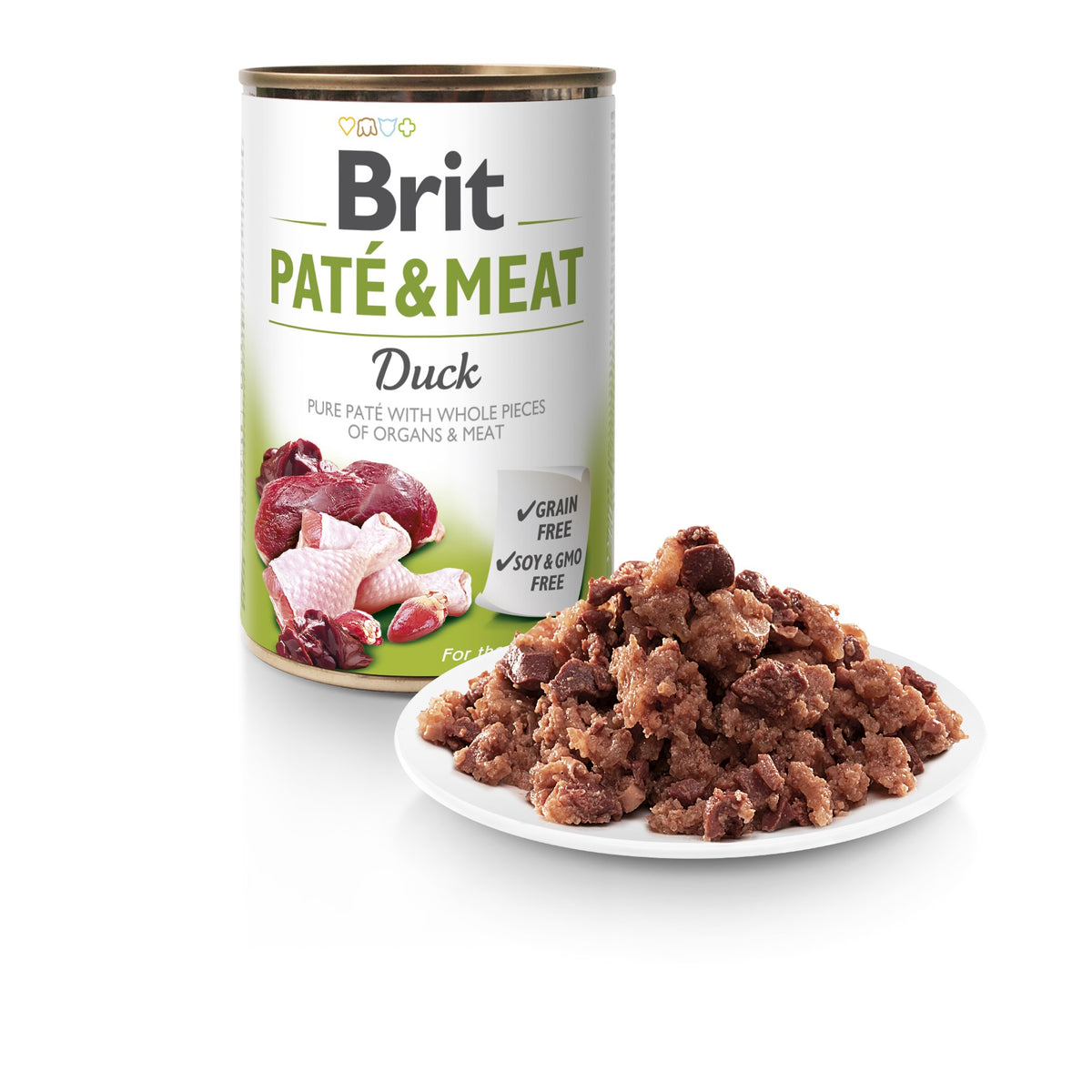 BRIT Pate & Meat karma mokra dla psa 12 x 400 g bezzbożowa, puszki – mix smaków