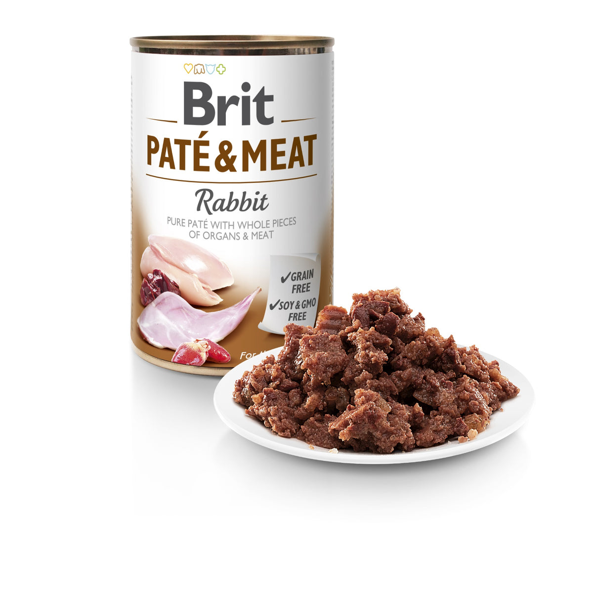 BRIT Pate & Meat karma mokra dla psa 12 x 400 g bezzbożowa, puszki – mix smaków