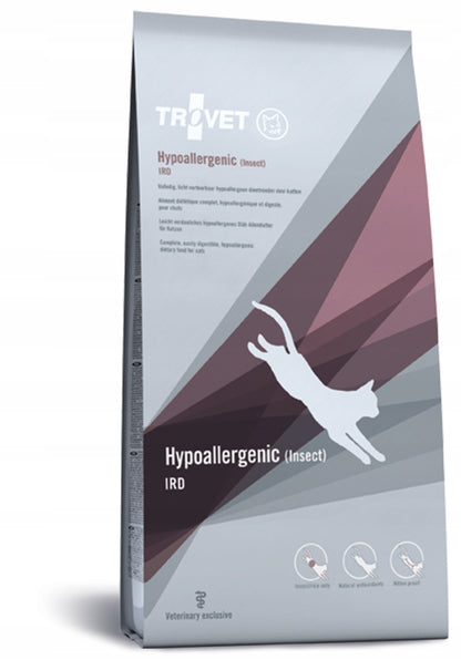 Trovet IRD Rich in Insect sucha karma hypoalergiczna dla kota 2,5 kg – białko z owadów