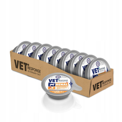 Vet Response Renal karma weterynaryjna mokra dla kota 10x85 g – na nerki, kurczak