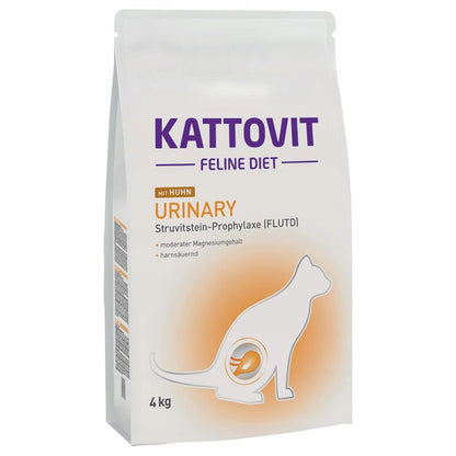 Kattovit Urinary sucha karma dla kota 4 kg z kurczakiem – na drogi moczowe, dorosłe