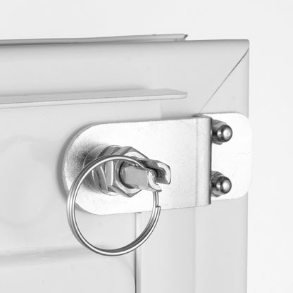 Vevor Klapka dla psa rozmiar L z ramą ze stopu aluminium i zamkiem – drzwiczki wahadłowe