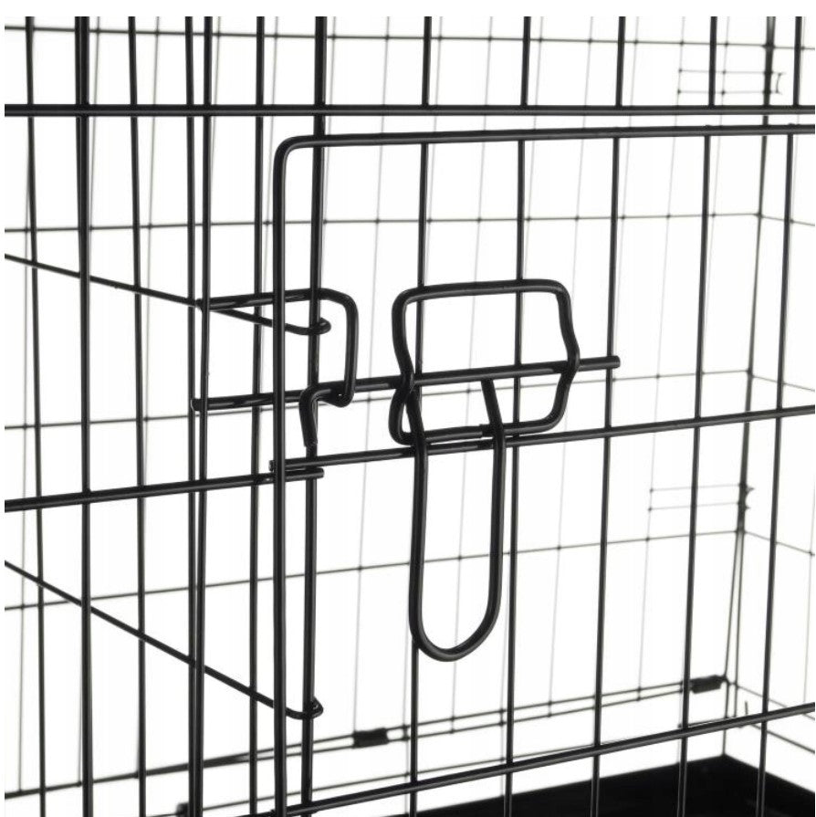 Anytech Klatka transportowa dla psa 50x35x42 cm, metalowa, składana – rozmiar S