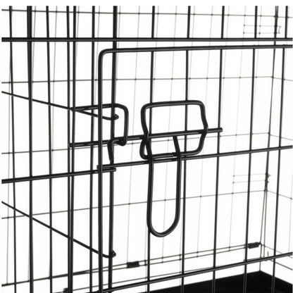 Anytech Klatka transportowa dla psa 50x35x42 cm, metalowa, składana – rozmiar S
