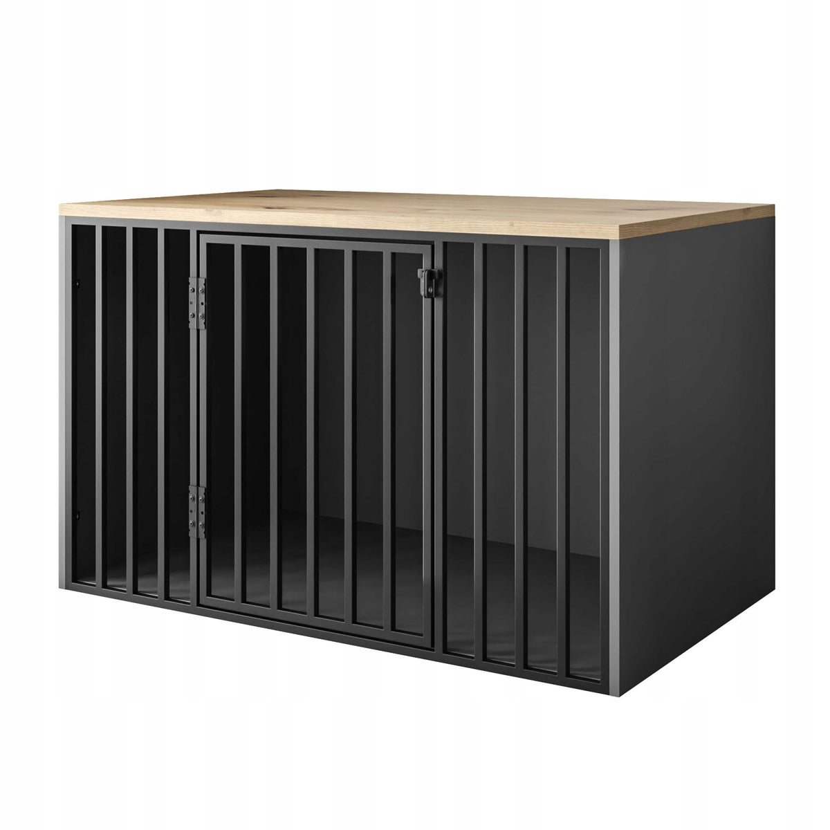 Klatka kennelowa dla psa 110x70x70 cm z podłogą – mebel z blatem 22 mm dla dużego psa