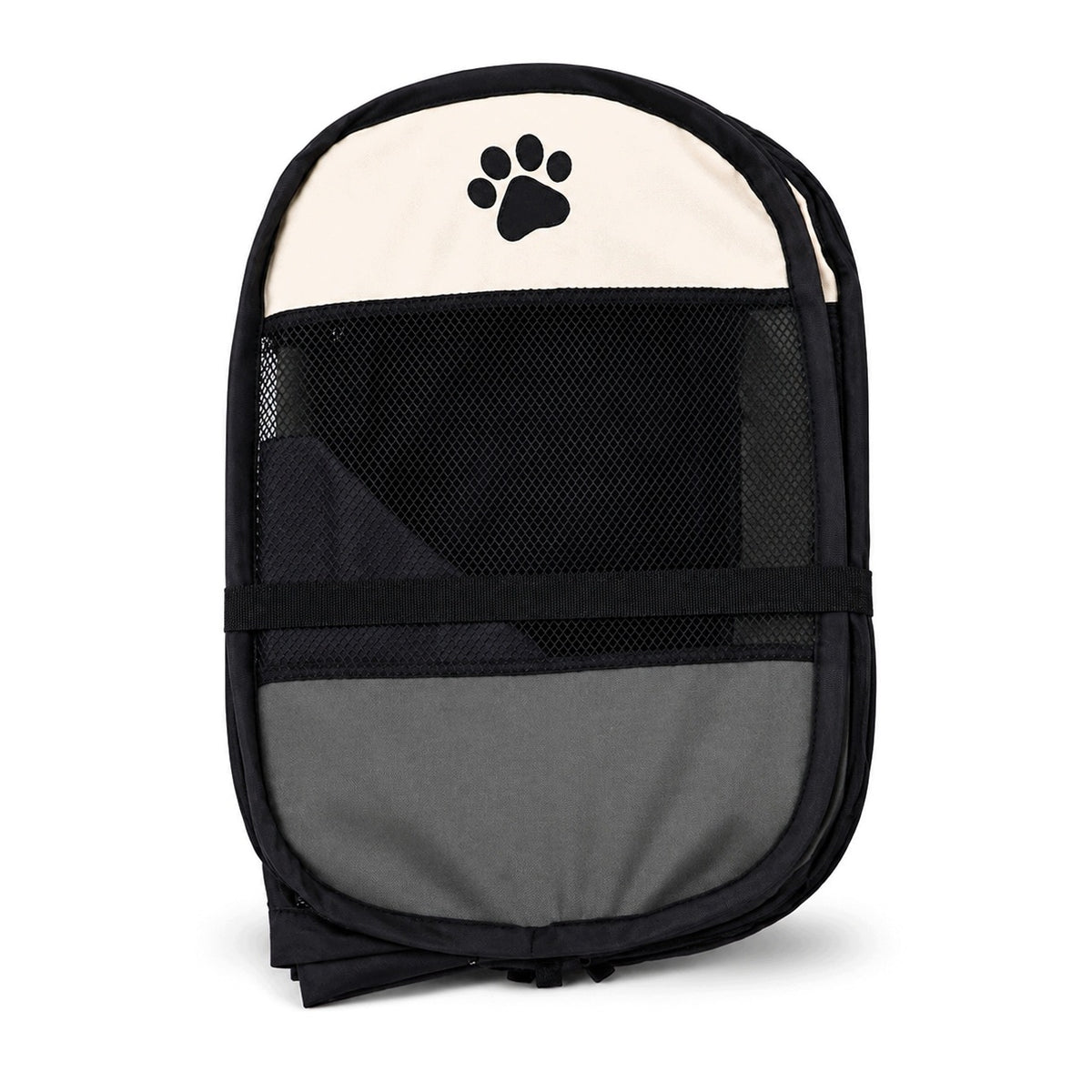 Petify Kojec dla psa i kota składany 91 x 91 x 59 cm z siatką – materiałowy