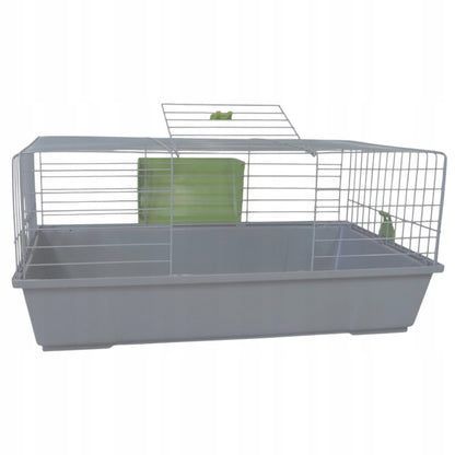 Voltrega Kawia 80 klatka dla świnki morskiej 78x46x35,5 cm z paśnikiem i głęboką kuwetą