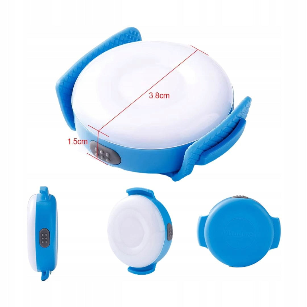 Truelove Moon lampka LED dla psa do obroży i szelek, wodoodporna IP65, ładowana USB – czerwona