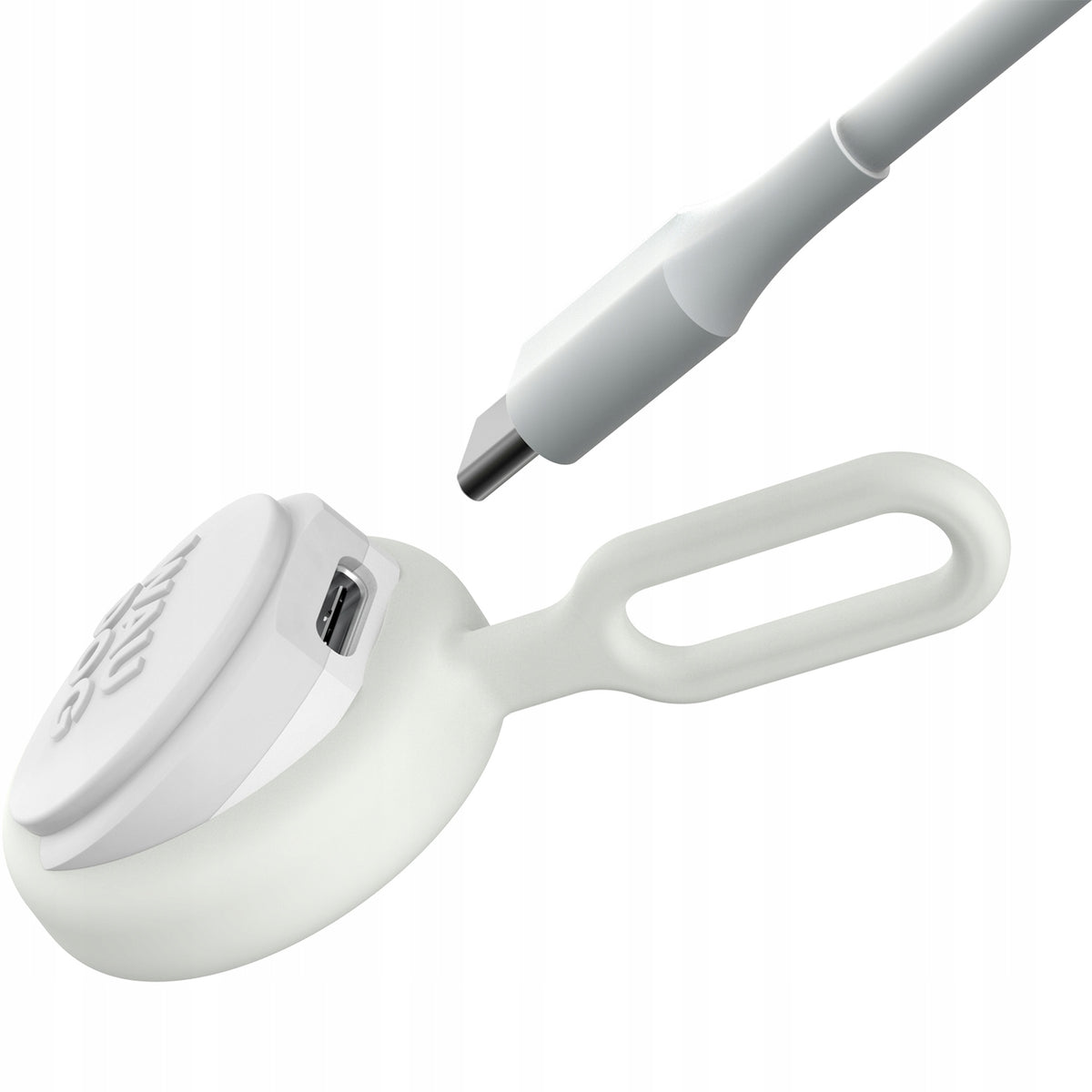 Waudog Świecąca latarka LED dla psa 37 mm, silikonowa, ładowanie USB-C, IP54 – wielokolorowa