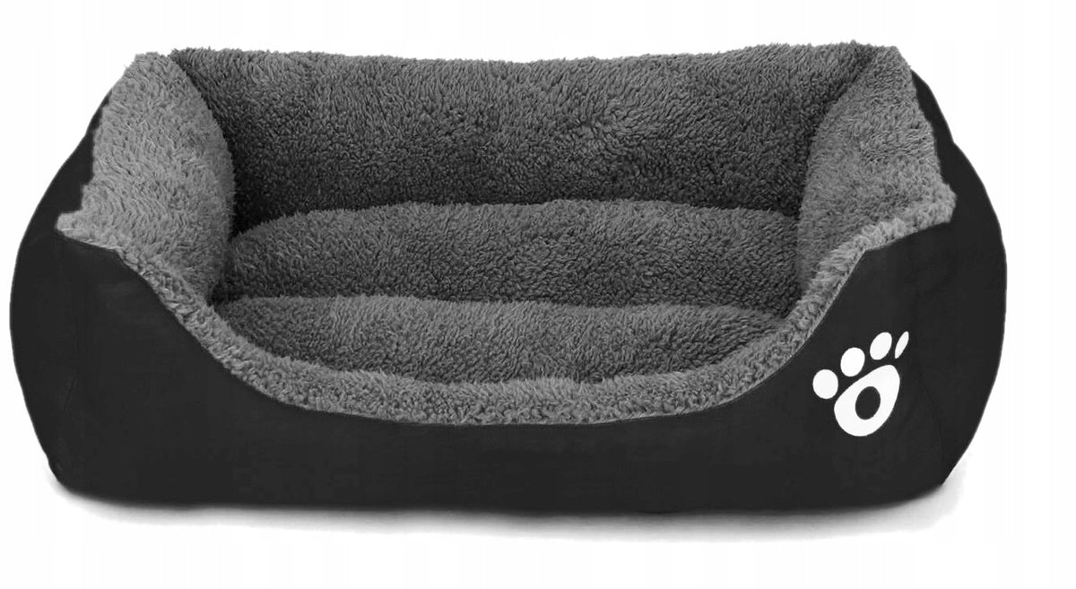 DKM Legowisko dla psa i kota S 43 x 30 cm dwustronne, wodoodporne Oxford – wielokolorowe