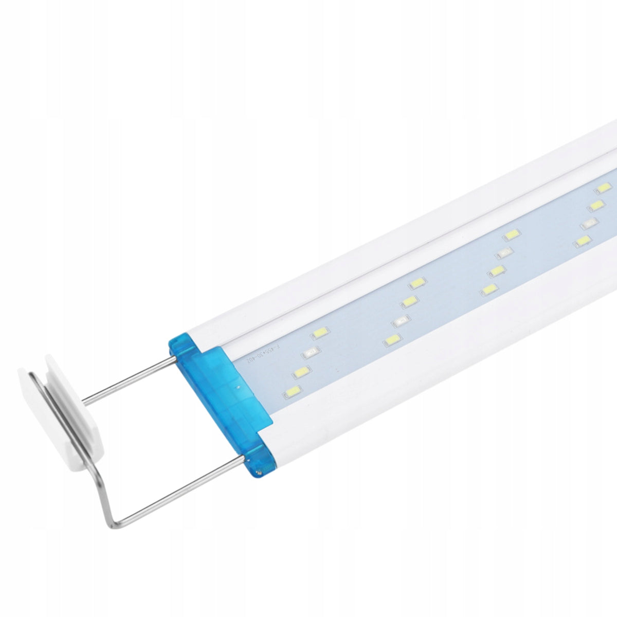 Lampa LED do akwarium 58–70 cm regulowana, 13 W, 6500K, 60 diod – biało-niebieska