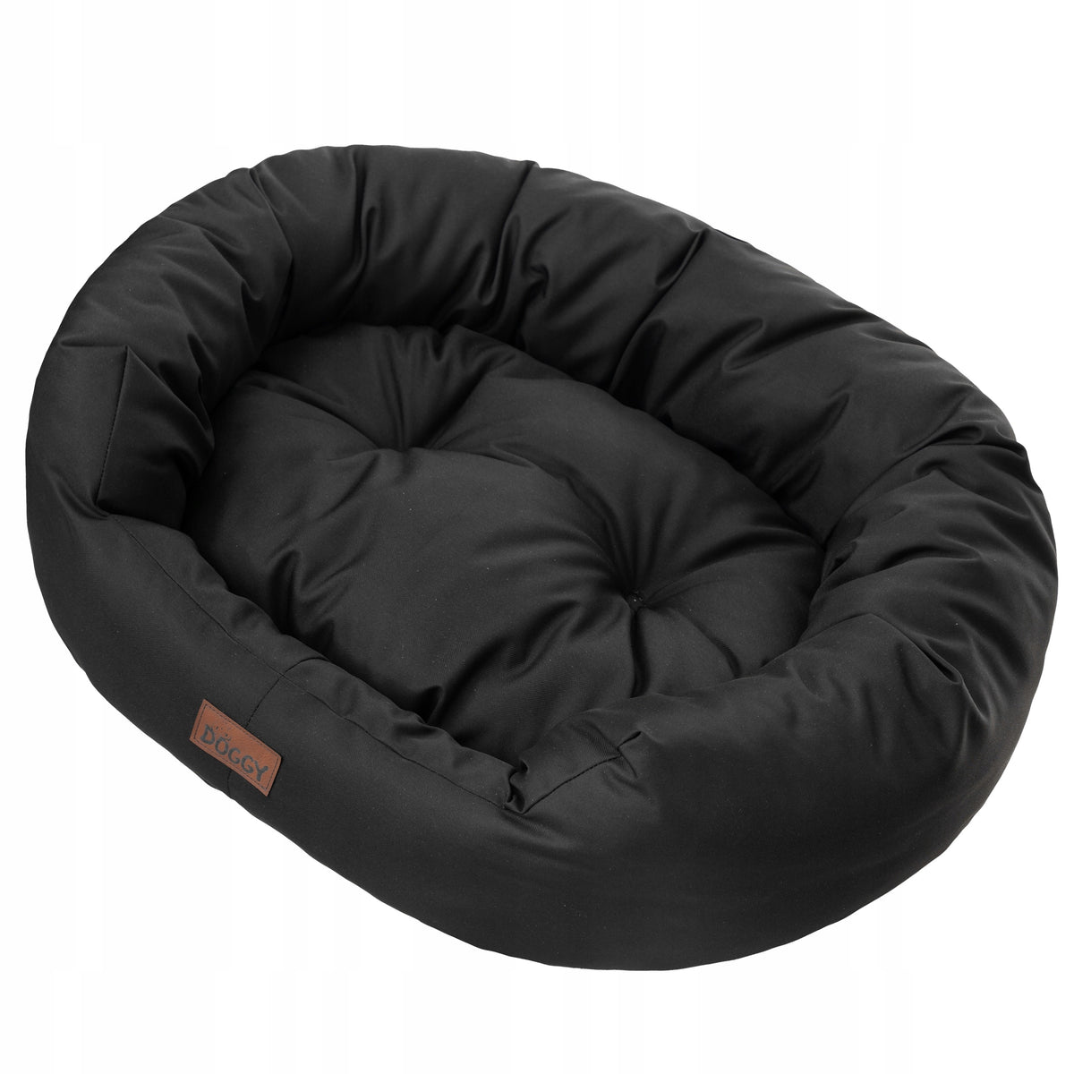 Doggy Legowisko dla dużego psa XXL 114x94 cm wodoodporne z wyjmowanym materacem – czarne