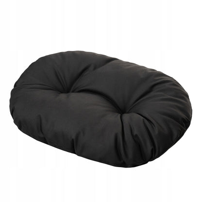 Doggy Legowisko dla dużego psa XXL 114x94 cm wodoodporne z wyjmowanym materacem – czarne