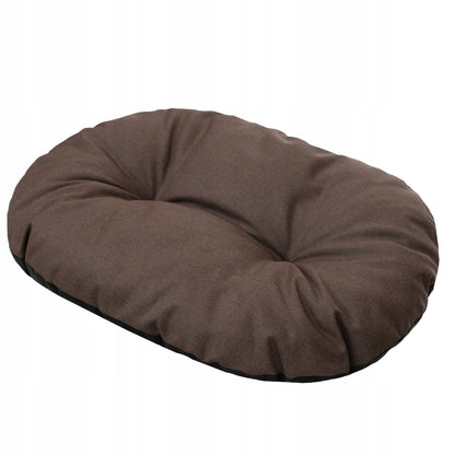 Doggy Legowisko dla dużego psa XXL 114x94 cm wodoodporne, z wyjmowanym materacem – brązowe