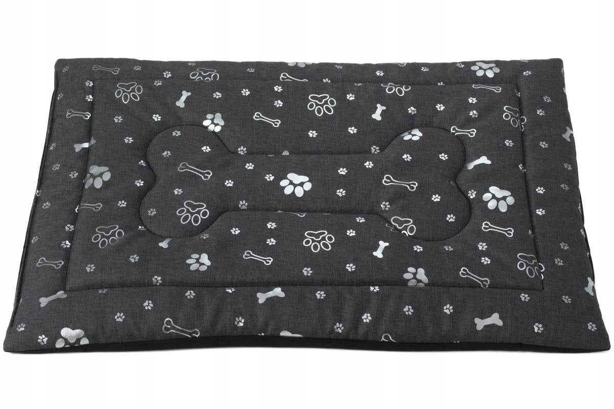 Welsti Legowisko mata dla psa 100x70 cm wodoodporna, rozmiar L dla dużego psa – szara