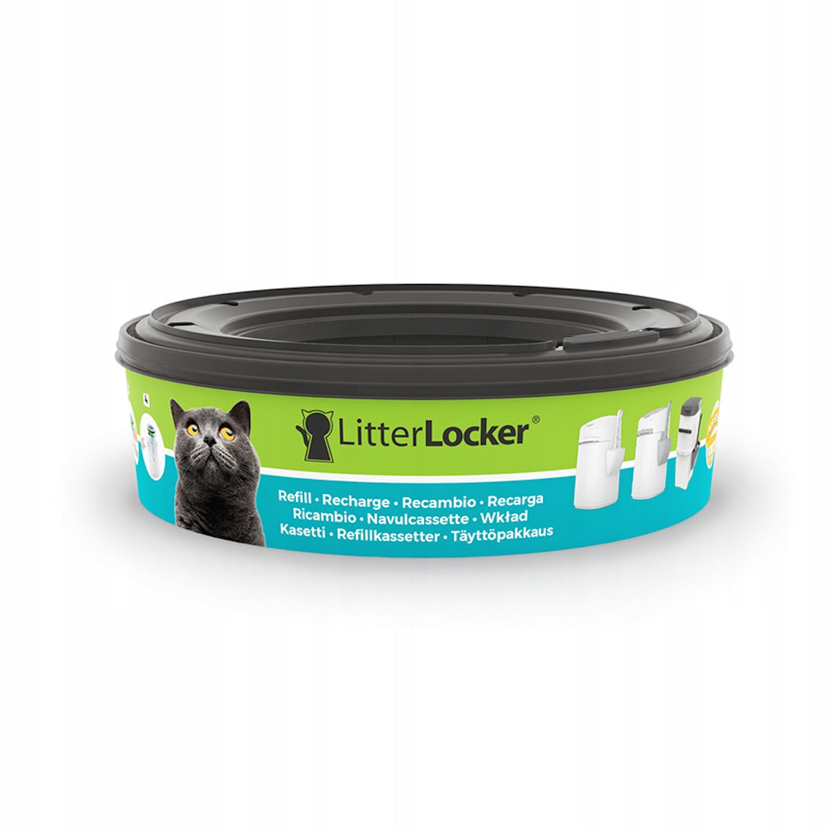 Litter Locker wkład do pojemnika na kocie odchody, 7-warstwowy, 1 szt. – niebieski